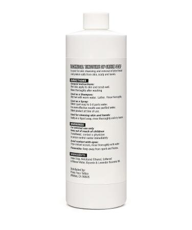Pirate Face Tattoo Green Soap 16 Fl Oz + 8oz Squeeze Wash Bottle - Buy Online on GoSupps.com