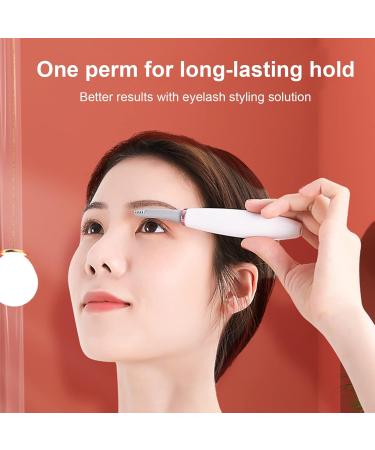 Heated Eyelash Curler - Electric USB Rechargeable | 3 Temperature Modes for Long Lasting Curls (Pink - Buy Online on GoSupps.com