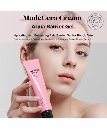 SKINRxLAB Made Cera Cream Aqua Barrier Gel - Hydrating Face Gel Moisturizer with Cica & Ceramide for Oily Skin - 50ml | Skin Radiance & Tightening - Buy Online on GoSupps.com