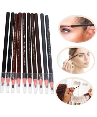 Outanaya 10pcs Eyebrow Pencil Peel off Brow Pencil Waterproof Eyebrow Pen Brow Pencils Makeup Pens Tool Paper - Buy Online on GoSupps.com