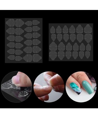 360 Pcs Transparent Nail Tabs | Double-Sided Self-Adhesive Tapes for Clear DIY Manicure Decoration - Buy Online on GoSupps.com