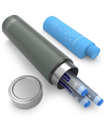 DISONCARE 60H 3 Insulin Pen cooling bag 2-8 degrees medication cooling bag for travel TSA Small cool box diabetic bag for on the go with 2 cooling packs |QR medical sticker (green) - Buy Online on GoSupps.com