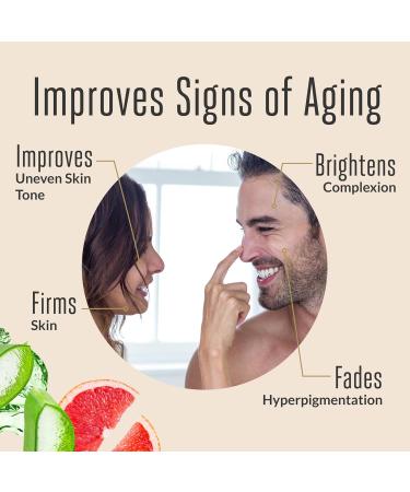 Buy Vitamin C Face Serum - Natural Anti-Aging & Dark Spot Remover with 10% Vitamin C Aloe & Hyaluronic Acid | Soothing Skin Care for Even Tone (1 fl oz - Buy Online on GoSupps.com
