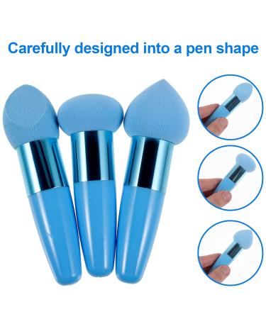 Beaupretty Makeup Sponges Set - 3pcs with Handle Concealer & Foundation Applicator - Beauty Accessories for Women - Ideal for Flawless Makeup Finish - Buy Online on GoSupps.com