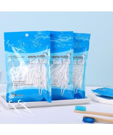 400 Pcs Umorismo Disposable Dental Floss Picks with Box - Interdental Cleaning for Women and Men - Buy Online on GoSupps.com