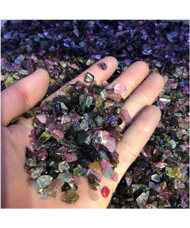 Stone 100g Natural Green Crystal Gravel Stone and Amethyst Crystal Quartz Tumbled Stone Mixture Balance Gemstone Decoration ERTEYIN - Buy Online on GoSupps.com