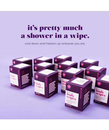 Goodwipes Lavender Scent Body Wipes - 10 Count Pack | Plant-Based, Hypoallergenic, with Aloe and Ginseng | Remove Sweat and Odor | Face and Body Wipes - Buy Online on GoSupps.com