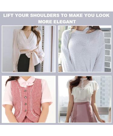 Sonew 4 Pairs Shoulder Push Up Pads | Soft Silicone & Sponge Self-Adhesive Enhancer | Breathable Slip Shoulder Pads for All Sizes - Buy Online on GoSupps.com