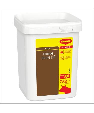 MAGGI Professional Dehydrated Brown Bonded Fund 750 g - Dehydrated Base - Sauce - Cooking Base - Box of 750 g for 15 L to 30 - Buy Online on GoSupps.com