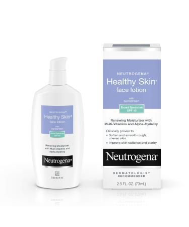 Neutrogena Healthy Skin Face Moisturizer Lotion with SPF 15 Sunscreen & Alpha Hydroxy Acid  - 2.5 fl. oz