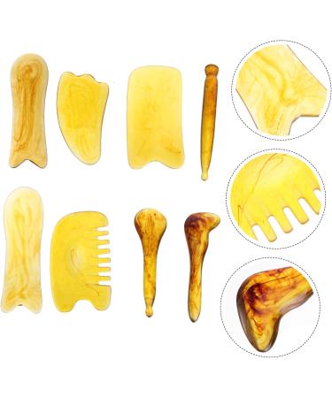 Partykindom 8-Piece Riving Restoration Massage Scraper for Face Plate Regeneration Enhance Skin Health & Well-Being - Buy Online on GoSupps.com