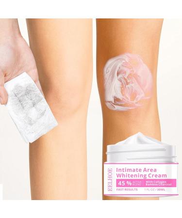 Intimate Area Whitening Cream | Leaving Cream for Neck Elbow & Inner Thighs | After Sun Brightening & Melanin Repair | Best Lightening Body Cream for Dark Skin - Buy Online on GoSupps.com