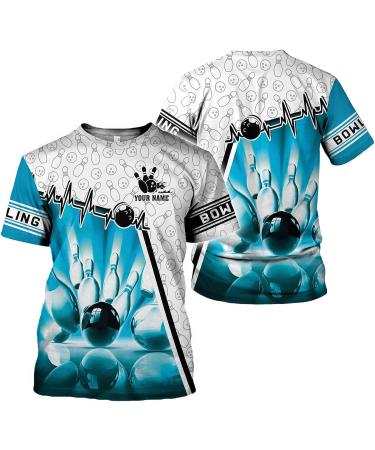 Custom Name American Bowling Shirt | Personalized 3D All Over Printed Men's Bowling Gift - Buy Online on GoSupps.com