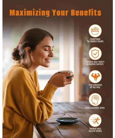 Mushroom Coffee (35 Servings) 6 Mushrooms (Lion s Mane Cordyceps Turkey Tail Reishi Shiitake&King Trumpet) Mixed With Gourmet Arabica Instant Boosting Coffee for Balanced Energy & Focus & Immune Support 7.14 Ounce (Pack of 1) - Buy Online on GoSupps.com