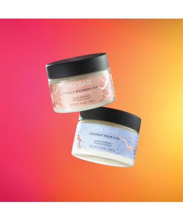MIX:BAR Coconut Palm Sugary Body Scrub for Women Exfoliating & Cleansing with Niacinamide Panthenol & Vitamin C Paraben Free Vegan 10oz - Buy Online on GoSupps.com