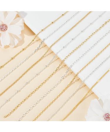 NICENEEDED 12 Strips Metal Nail Art Chains Silver Gold Nail Jewelry Chains with Box Alloy Nail Chains Punk Nail Charms Nail Ornaments Nail Jewels Nail Art Studs for Manicure Decoration - Buy Online on GoSupps.com