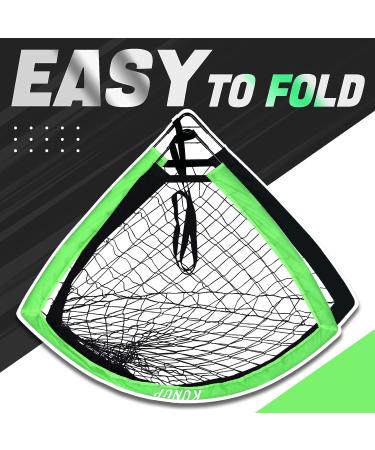Kunup Kids Soccer Goals Set - 2 Portable 6x4FT Nets with Carrying Bag | Outdoor Indoor Backyard Soccer Practice - Buy Online on GoSupps.com