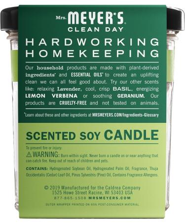 Mrs. Meyer's Clean Day Soy Candle Iowa Pine - 7.2 oz (Pack of 6) | Eco-Friendly & Long-Lasting Scented Candles for International Shipping - Buy Online on GoSupps.com