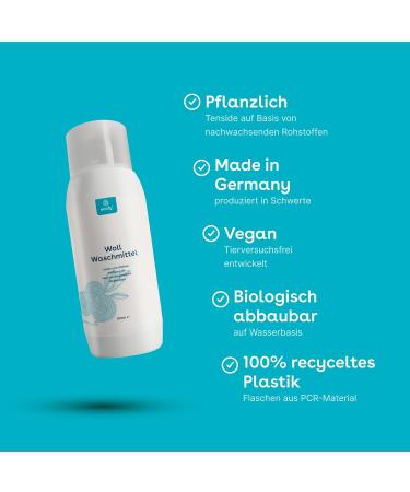 eco:fy Wool Detergent for Wool Silk & Fur - 500ml Liquid with Lanolin - Gentle Care for Merino & Wool Felt - Buy Online on GoSupps.com