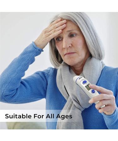Shop Paryvara Digital Forehead and Ear Thermometer - Medical Grade Accuracy - Buy Online on GoSupps.com