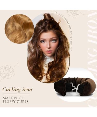Shop Miioto Heatless Curlers Overnight 3 Soft Curling Bands for Effortless Curls | No Heat Required for All Hair Types (Brown) - Buy Online on GoSupps.com