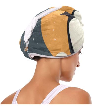 Sun Penguin Hair Towel 2 Pack | Super Absorbent Quick Dry Hair Turbans for Women & Girls - Buy Online on GoSupps.com
