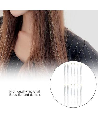 Hair Tinsel Strands Kit Colorful Glitter Bling Sparkly Hair Extension Shiny Hair Extension Tinsels Party Highlights Glitter Hairpieces Hair Accessories for Women Girls Party Cosplay(Silver) - Buy Online on GoSupps.com