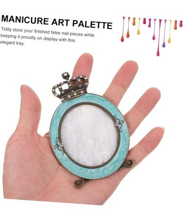  Beatifufu 1 Pc Nail Palette Manicure Cosmetic Mixing Tray Acrylic Makeup Mixing Showing Polish Mixing Nail Art Mixing Foundation Pigment Nail Alloy Frame - Buy Online on GoSupps.com