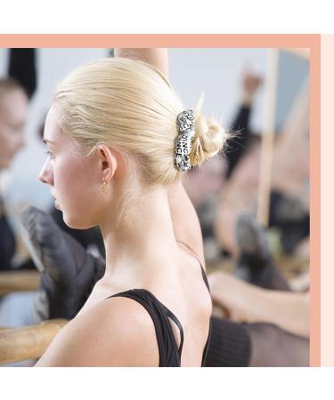 20 Pieces Girls Dance Hair Scrunchies - Ballet Pattern White Pink Hair Ties for Gymnastics & Dance Accessories - Buy Online on GoSupps.com