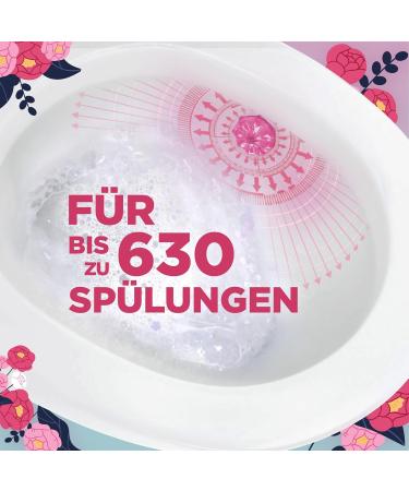 Toilet Duck Freshly Seal Gel Toilet Cleaner - 12 Gel Stones First Kiss Flowers Fragrance 2-Pack (2 x 36 ml) - Effective & Eco-Friendly Cleaning Solution - Buy Online on GoSupps.com