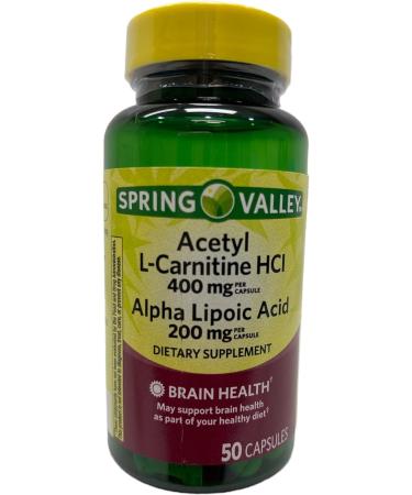 Brain Health Bundle: 2 Bottles of Alpha Lipoic Acid & Acetyl L-Carnitine with Tip Card - Buy Online on GoSupps.com