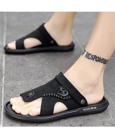 Orthopedic Man Bunion Corrector Sandals with Toe Separator - Black Size 10 - Buy Online on GoSupps.com