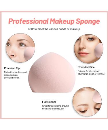 BS-MALL Cloud Makeup Sponge Set - Pack of 4, Latex-Free Blender for Flawless Liquid and Cream Foundation Application - Buy Online on GoSupps.com