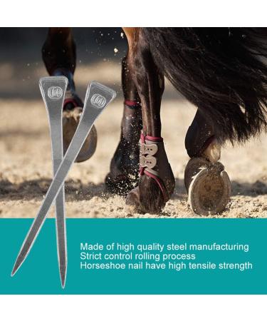 Nikou Horseshoe Nail - 250pcs E6 High Strength Steel Hoof Pin | Durable & Safe Tool Accessory for Horses - No Bending | International Shipping Available - Buy Online on GoSupps.com