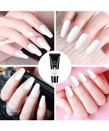 Gel Glue for Nails Uv Light | Professional Art Nail Tool Easy to Use and Long-Lasting UV Nail Gel for Natural-Looking Nails Nail Extension Gel for Salon Easy DIY at Home Klufo - Buy Online on GoSupps.com