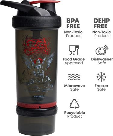 Smartshake Revive Ozzy Osbourne Protein Shaker 750ml - Official Merchandise for Guitar Fans and Rock Band Enthusiasts - Buy Online on GoSupps.com