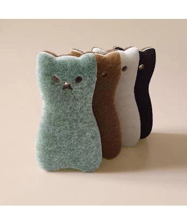 4PCS Cleaning Sponge Cat Shaped Sponges Pad Set Absorbent and Quick Drying Perfect for Everyday Cleaning - Buy Online on GoSupps.com