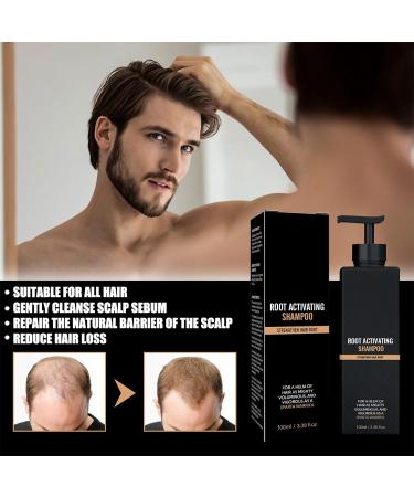 Spartan Root Activator & Hair Thickening Shampoo - Reverse Grey Hair, Reduce Thinning, Promote Hair Regrowth - Men & Women - Darkening Treatment - Buy Online on GoSupps.com