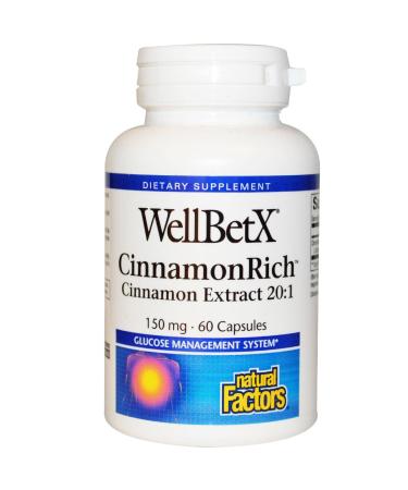 WellBetX Cinnamon Extract 60 Caps