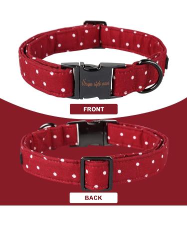 Shop Unique Style Paws Dog Collars - Adjustable Bow Tie Collars for Small Medium Large Dogs | XS-XL L RD - International Shipping Available! - Buy Online on GoSupps.com