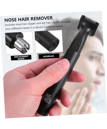Buy Minkissy Electric Nose Hair Trimmer & Piercing Practice Kit - Portable Men's Shaving Tool - Buy Online on GoSupps.com
