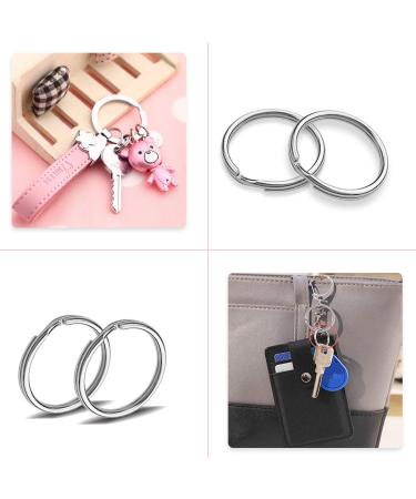 100 Pcs 12mm Split Key Rings Bulk - Small Keychain Connectors for DIY Crafts - Buy Online on GoSupps.com