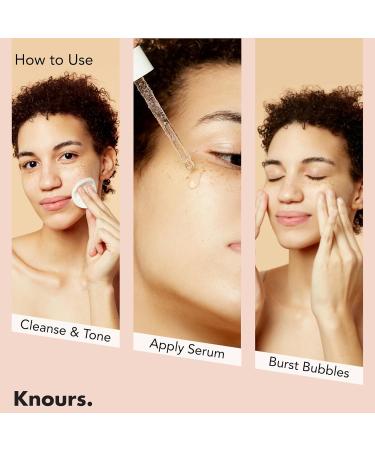 Buy Balancing 5HA Gromwell Root Oil Bubble Burst Serum | Rose Water Niacinamide Clean Beauty for Glowing Skin - Buy Online on GoSupps.com