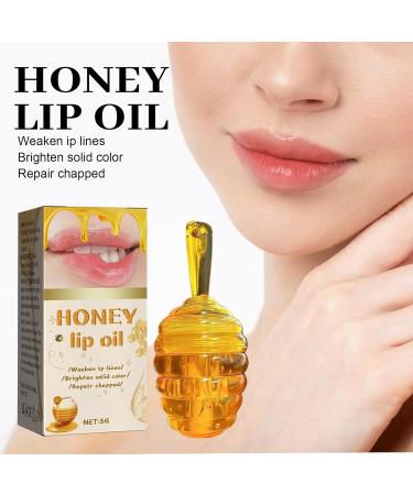 Honey Moisturizing Lip Oil Honey Moisturizing Lip Oil Moisturizing Lip Gloss Cracked Lip Care Oil Nourishing and Repairing Lip Lines Non-Sticky Hydr - Buy Online on GoSupps.com