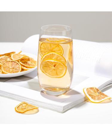 Dried Yellow Lemons Sugar-Free Dried Fruits Decoration Candy Christmas Drinks Dried Lemon Slices 100% Natural No Additives 80g - Buy Online on GoSupps.com