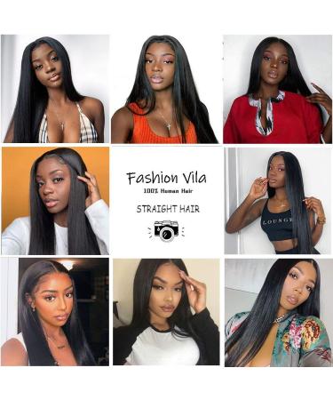 Brazilian Virgin Straight Hair 12 Inch 3 Bundles - 100% Unprocessed Remy Human Hair Extensions for Black Women - Buy Online on GoSupps.com