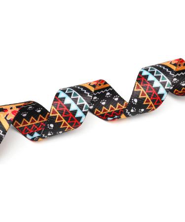 Adjustable Mercano Dog Collar - Soft Nylon Comfort & Stylish Pattern for Small to Medium Dogs (Ethnic Gold) - Buy Online on GoSupps.com