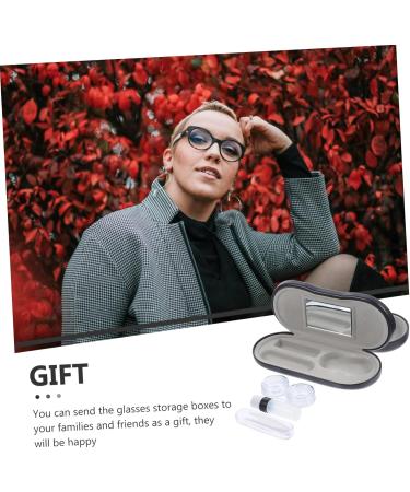Buy Hapinary Double-Layer Glasses Case - Ideal for Eyeglasses & Contact Lens Storage | International Shipping Available - Buy Online on GoSupps.com