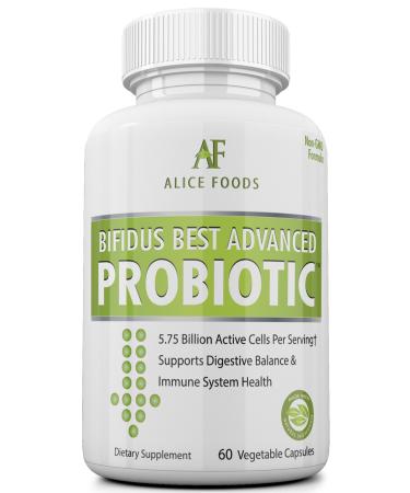 Fast Natural Bloating Relief - Bifidus Best Advanced Probiotic 60 Day + Kombucha Guide - Premium Probiotics for Men and Women - for Intestinal Problems Bloating Diarrhea Gas Bladder UTI