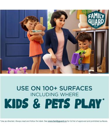 Family Guard Disinfectant Spray Trigger & Multi-Surface Cleaner Cleaning Spray Expertly Formulated for Use In Homes with Children & Pets Fresh Scent 946mL (Pack of 1) Fresh 946 ml (Pack of 1) - Buy Online on GoSupps.com